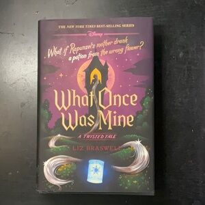 Disney What Once Was Mine Book - Purple and Gold Cover